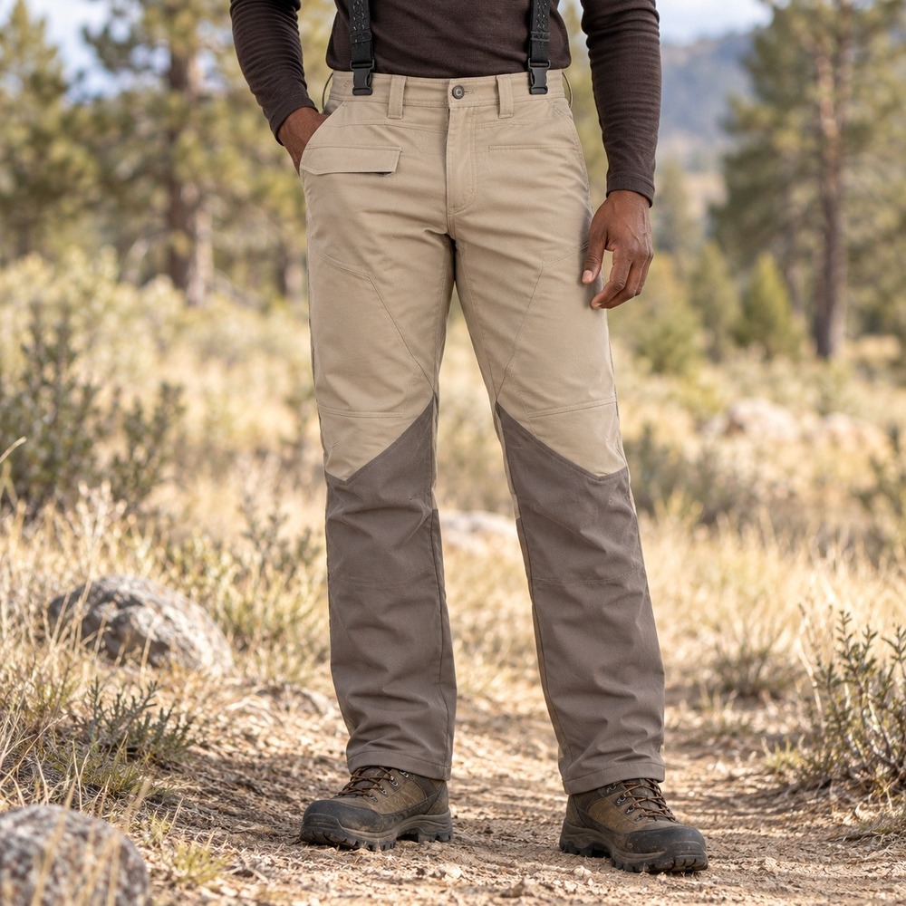 Blocker Outdoors Shield Hunting Pants Mens 34 Tan Brown Removable Suspenders